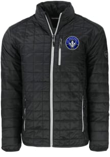 Cutter and Buck Montreal Impact Mens Black Rainier PrimaLoft Medium Weight Jacket