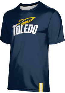 ProSphere Toledo Rockets Navy Blue Solid Short Sleeve T Shirt