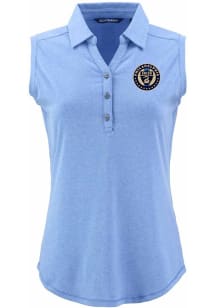 Cutter and Buck Philadelphia Union Womens Light Blue Forge Eco Polo Shirt