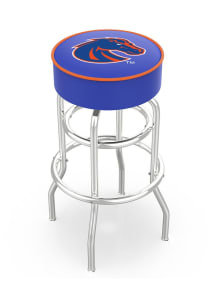 Boise State Broncos Double-Ring Swivel Pub Stool - Black