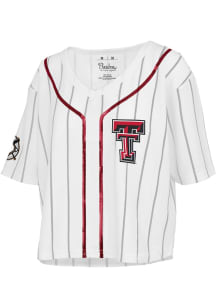 Pressbox Texas Tech Red Raiders Womens White Spirit Short Sleeve T-Shirt