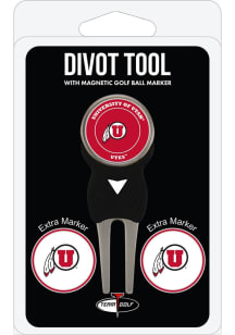Utah Utes 3 Pack Ball Marker Divot Tool