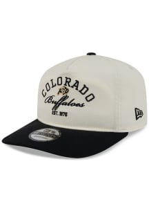 New Era Colorado Buffaloes Stacked 19TWENTY Adjustable Hat - White