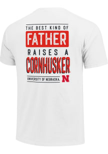 Nebraska Cornhuskers White Best Kind Of Father Short Sleeve T Shirt