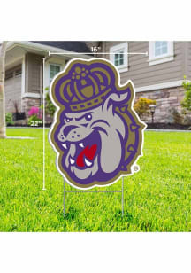 James Madison Dukes Mascot Yard Sign - Purple