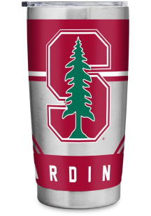Stanford Cardinal 20oz Stainless Steel Tumbler - Silver