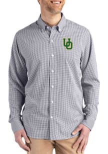 Cutter and Buck Oregon Ducks Mens Black Skyline Long Sleeve Dress Shirt