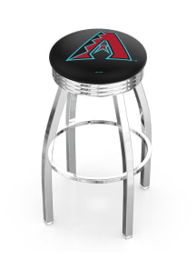 Arizona Diamondbacks 3 Ring Chrome Seat Pub Stool - Silver