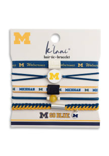 Michigan Wolverines Game Day 5pk Womens Hair Scrunchie