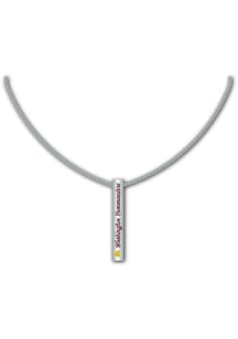 Mojo Washington Commanders Silver Bar Womens Necklace