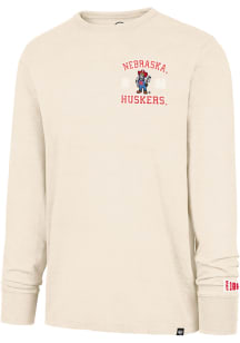 47 Nebraska Cornhuskers Oatmeal Egremont Long Sleeve Fashion T Shirt