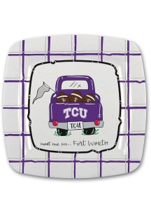 TCU Horned Frogs 11in Melamine Truck Plate