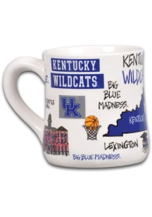 Kentucky Wildcats 20oz Campus Icons Ceramic Mug - Blue