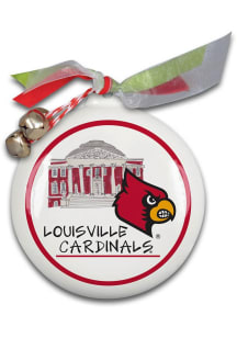 Louisville Cardinals 4.5 inch diameter Ornament - Red