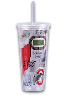 Ohio State Buckeyes 22 oz. Straw Tumbler