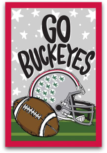 Ohio State Buckeyes 2-Sided Garden Flag - Red