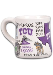 TCU Horned Frogs 20 oz. Ceramic Mug - Purple