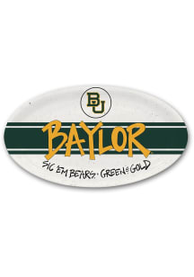 Baylor Bears Team Slogan Oval Melamine Serving Tray