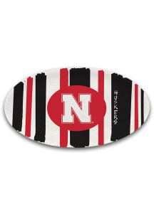 Nebraska Cornhuskers 6.75 x 12.25 Oval Melamine Serving Tray