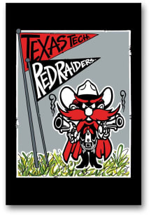 Texas Tech Red Raiders Mascot Garden Flag - Red
