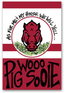 Arkansas Razorbacks 2-Sided Garden Flag - Red