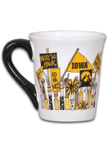 Iowa Hawkeyes Cheer Ceramic Mug - Yellow