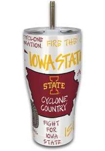 Iowa State Cyclones Stainless Stainless Steel Tumbler - Red