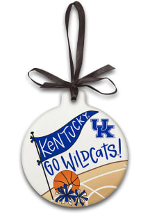 Kentucky Wildcats Ceramic Ornament - Royal Blue