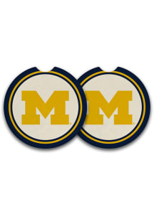 Michigan Wolverines Car Car Coaster - Blue
