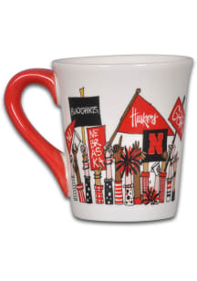 Nebraska Cornhuskers Cheer Ceramic Mug - Red