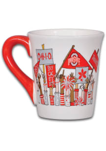Ohio State Buckeyes Cheer Ceramic Mug - Red
