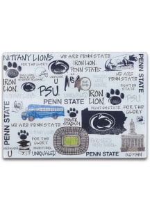 Penn State Nittany Lions Glass Cutting Board