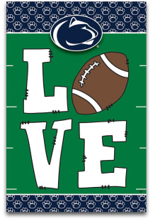 Penn State Nittany Lions Love Garden Flag - Navy Blue