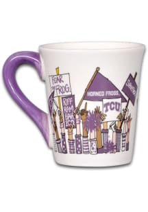 TCU Horned Frogs Cheer Ceramic Mug - Purple