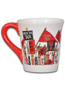 Texas Tech Red Raiders Cheer Ceramic Mug - Red