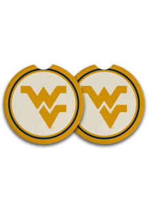 West Virginia Mountaineers Car Car Coaster - Blue