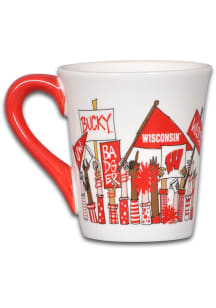 Wisconsin Badgers Cheer Ceramic Mug - Red