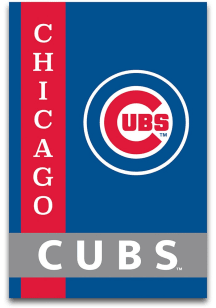 Chicago Cubs 12x18 Garden Flag - Blue