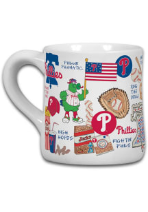 Philadelphia Phillies Icon Ceramic Mug - Red