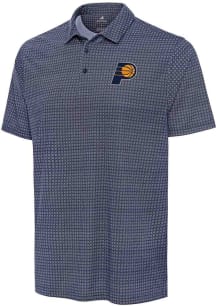 Antigua Indiana Pacers Mens Navy Blue Mosiac Short Sleeve Polo