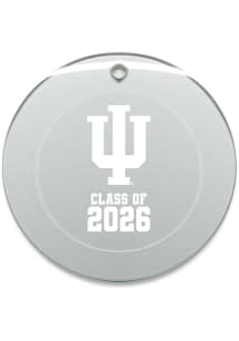 Indiana Hoosiers Class of 2026 Round Ornament - White