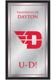 Dayton Flyers Fight Song Hanging Back Bar Mirror