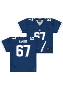 Hannes Hammer  Campus Ink UConn Huskies Navy Blue NIL Football Jersey