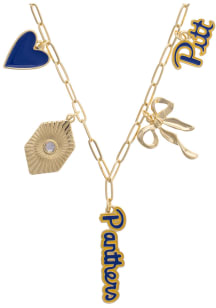 Pitt Panthers Paperclip Charm Necklace