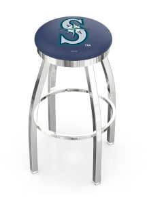 Seattle Mariners Chrome Pub Stool - Silver