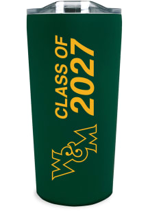 William & Mary Tribe 18oz Class of 2027 Soft Touch Stainless Steel Tumbler - Green