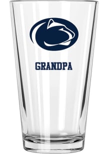 Penn State Nittany Lions Grandpa 16 oz Pint Glass - White