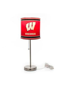 Wisconsin Badgers Chrome Lamp Table Lamp