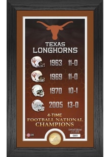 Texas Longhorns Legacy" Supreme Coin 12x20 Plaque