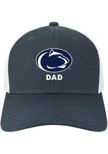 Legacy Penn State Nittany Lions Dad Mid Pro Trucker Adjustable Hat - Navy Blue